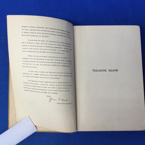 Libro Boy Scout EBL Every Boy's Library Treasure Island Robert Louis Stevenson - Imagen 4 de 9