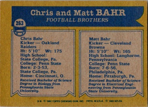 1982 Topps Football Pick your favorite player or add to your collection 201-400 - Picture 83 of 313