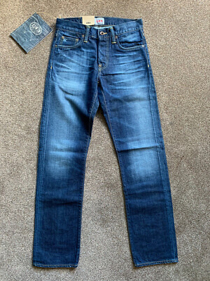 Edwin ED-39 Regular Quartz Cotton Denim 11.25oz Blue Heavy O-wash Jeans W28 L32