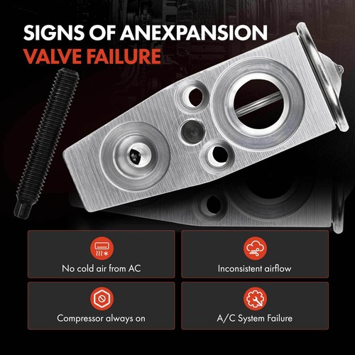 A/C Expansion Valve for Ford Expedition Lincoln Navigator 07-17 131.0 WB Rear - Picture 5 of 8