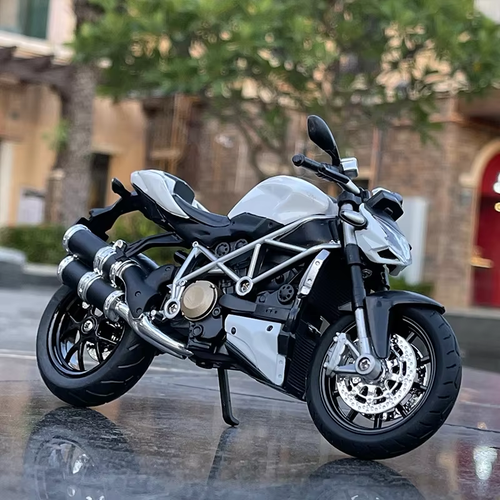 1/12 Ducati Panigale V4S Racing Cross-Country Moto Modelo Simulación Aleación - Imagen 9 de 25