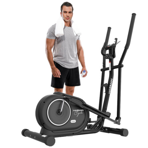 Indoor Elliptical Bike Cross Trainer Exercise Machine Fitness Workout Gym Cardio - Picture 1 of 8