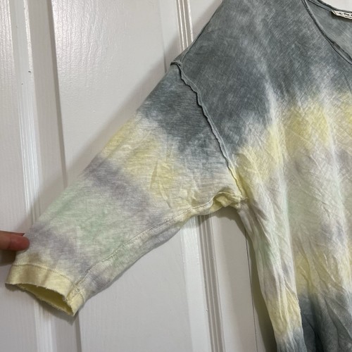 Free People Pomona Tie-Dye Long Line T-Shirt Tunic Top New Day Combo Small - Picture 7 of 12