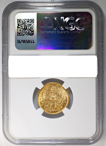 1925 Poland Gold 10 Zlotych NGC MS63 Bright Coin with Great Luster - Picture 2 of 2