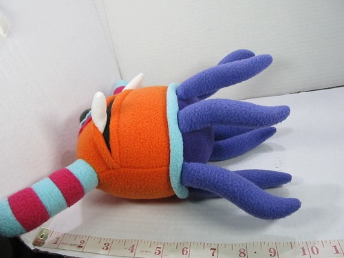 MR. SOGS CREATURES: SEASAUGER Plüschtier Stofftier orange lila 10 Zoll Alien - Bild 5 von 5