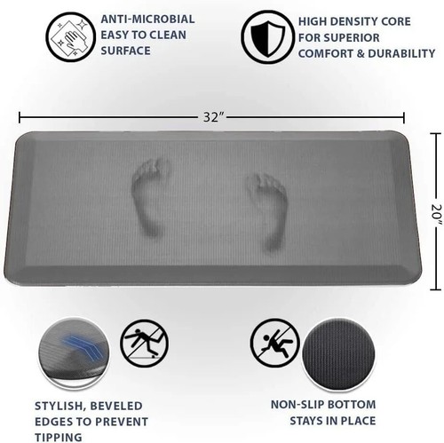 ComfiLife Memory Foam Kitchen Durable Comfort Mat Anti-Fatigue 20 x 39" Non Slip - Picture 2 of 9