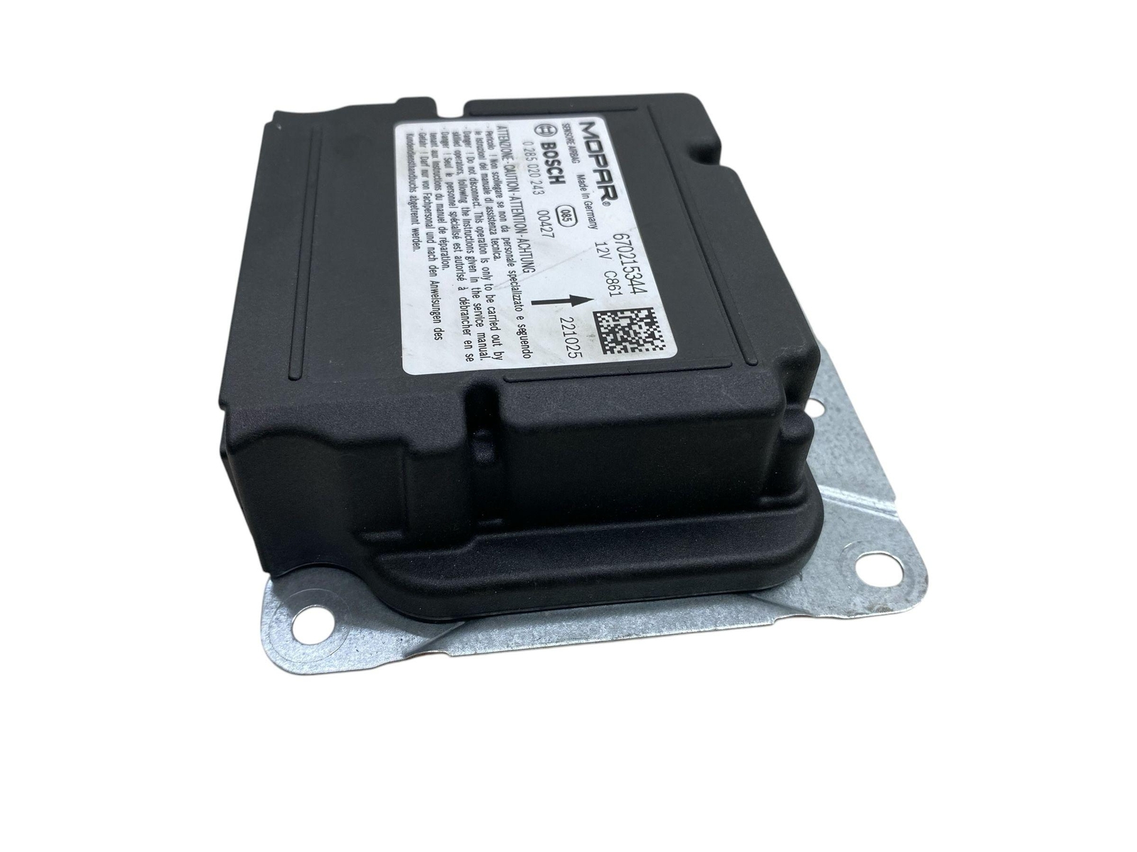 2017 18 19 22 23 2024 MASERATI LEVANTE OEM AIR SRS BAG CONTROL MODULE 670215344