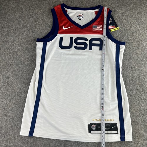 Nike Team USA Home 2020 Limited Basketball Jersey CQ0082-100 Mens Size Medium - Picture 5 of 8