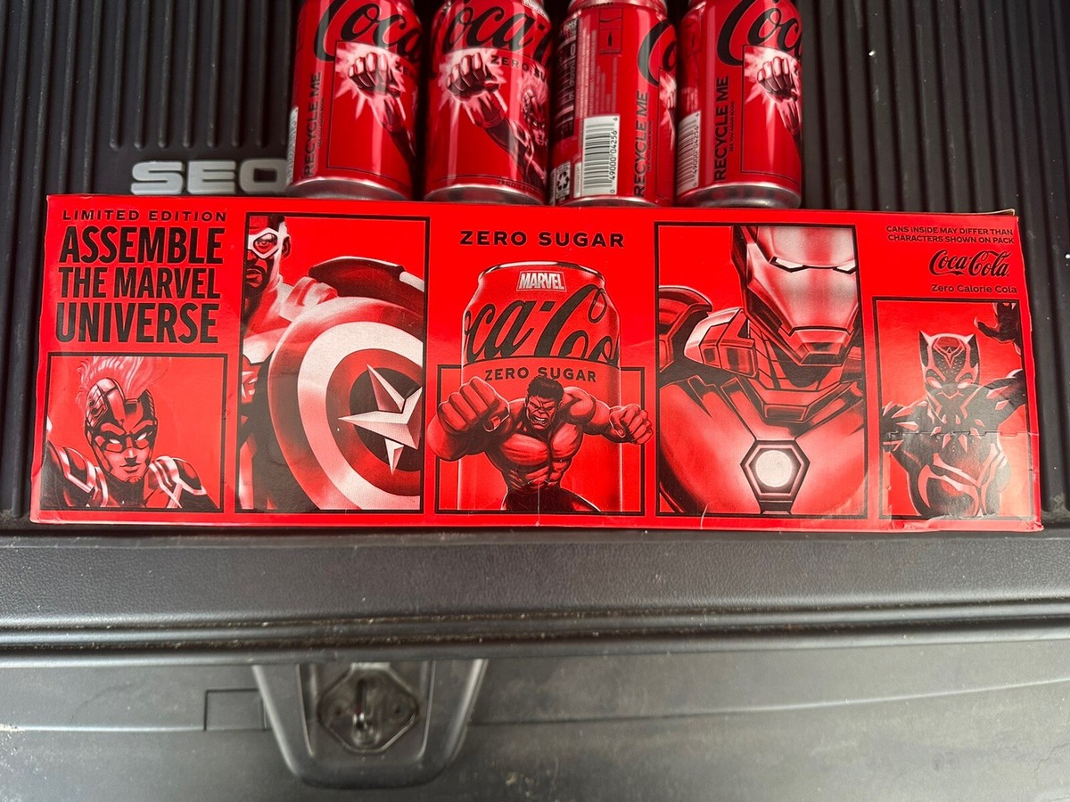 Coca-Cola ゼロシュガー マーベルデザイン缶 Coca-Cola ゼロシュガー マーベルデザイン缶 NEW LIMITED