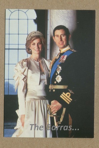 The PRINCE & PRINCESS of WALES Photo by Lord Snowdon POSTCARD - Picture 1 of 2