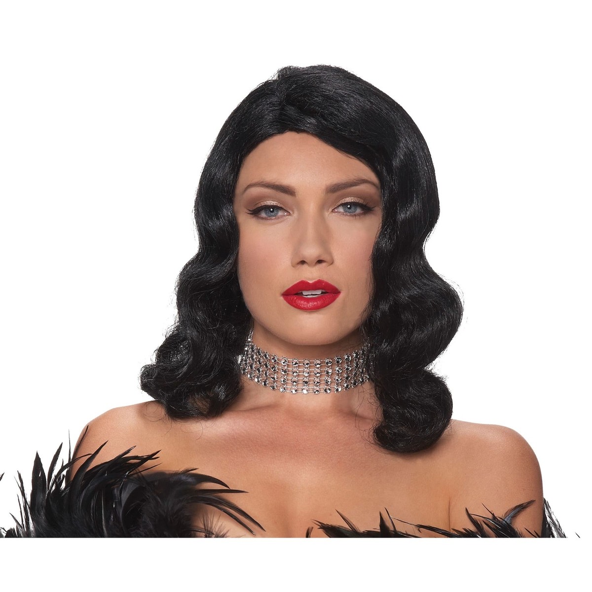 Black 1940s wig clearance