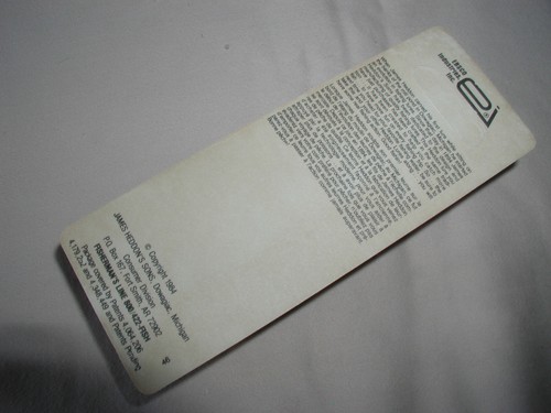 VINTAGE HEDDON TINY TORPEDO LURE 360-XBW-BLACK WHITE RIB SURFACE BAIT,NOS-Disc - Picture 6 of 6