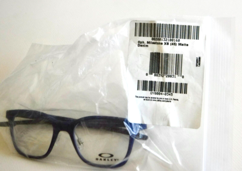 Oakley Milestone XS Eyeglasses Matte Denim Frames Clear Lens OY8004-0345 - Picture 9 of 9