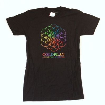 Coldplay A Head Full Of Dreams Tour Balloon Mens White T-Shirt Size S to 3XL