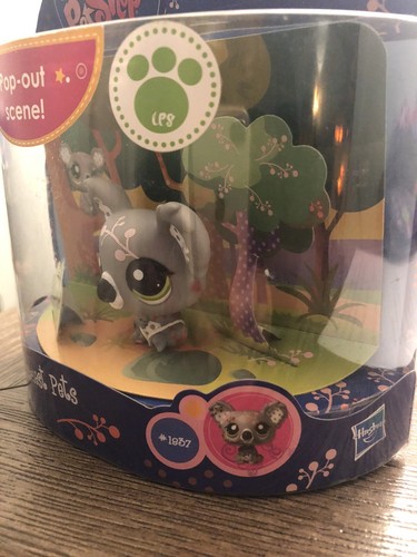 Littlest Pet Shop FANCIEST Pets POP-OUT Scene Koala #1837 NEW - Picture 3 of 5