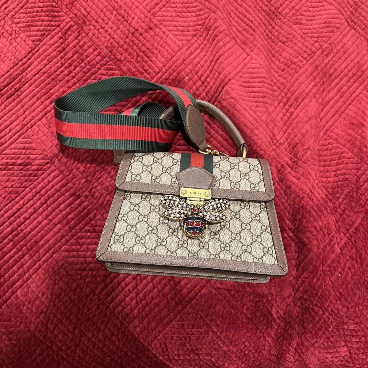 Gucci queen margaret top handle deals bag