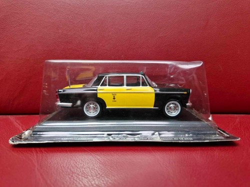 IXO SEAT 1500 TAXI Barcelona 1970 1:43 sin usar, en caja embalaje original fundido a presión Taxis du Monde Collectio - Imagen 2 de 6