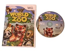 Nintendo Wii Game World Of Zoo Complete Animals Children