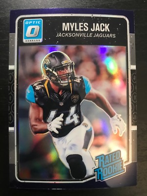 2016 Donruss Optic #187 Myles Jack Jacksonville Jaguars Rookie Football Card