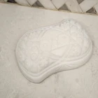 Vintage Pressed Cut Mckee Milk Glass Soap Dish