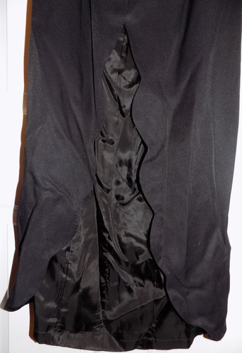 NOS Vintage Niki Originals 8 M 80er schwarz weiß Schleife formelles Abendkleid Kleid - Bild 5 von 8