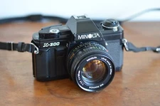 Minolta X-300 Film Camera & 50mm f/1.4 MD Rokkor Lens