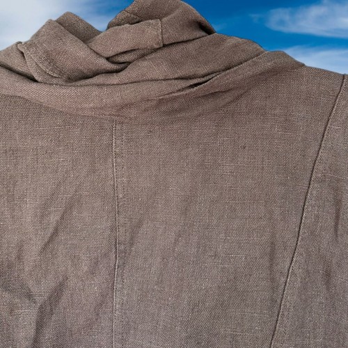 Ivan Grundahl Copenhagen Kapuzen Hoodie Blazer Jacke Taschen Leinen Gr. 44 - Bild 5 von 5
