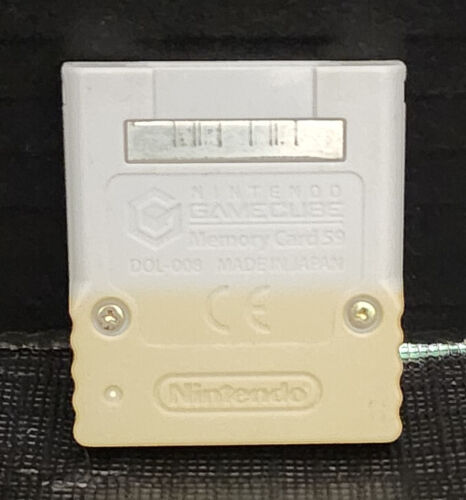 Tarjetas de memoria oficiales NIntendo GameCube (caja Pokémon/coliseo, Animal Crossing) - Imagen 9 de 26