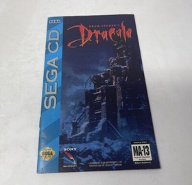 Bram Stoker's Dracula Sega CD 1993 manual only video game