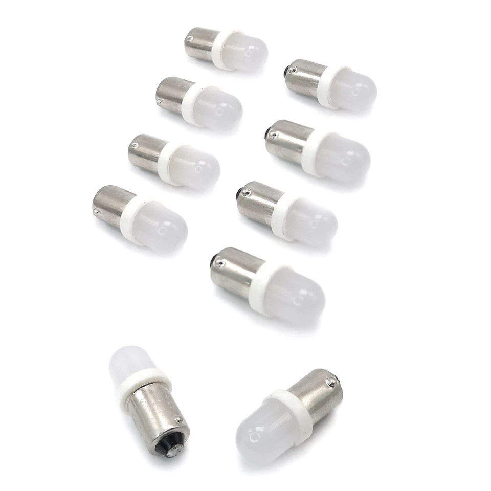 10pcs Lampes Ampoules LED BA9S Baïonnette Flipper Bally - Williams - Stern 6.3v