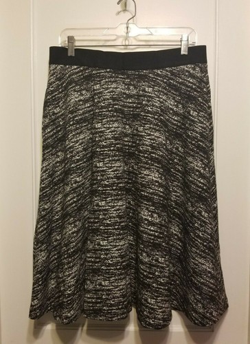 Falda Midi Texturizada Texturizada, Cocoon, Mezcla de Poliéster, Talla 12, Nueva con Etiquetas - Imagen 7 de 12