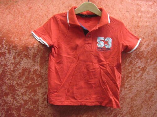 George Boys Red T-Shirt 2-3yrs sm60 - Afbeelding 1 van 6
