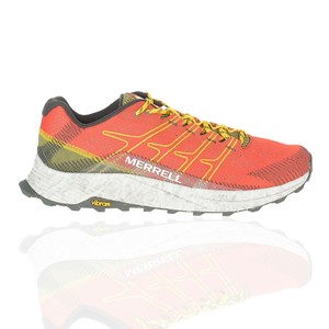Merrell Hombre Moab vuelo Trail Running Zapatos Zapatillas Sneakers Naranja  Deportes | eBay