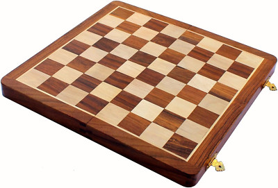 Wooden Chess Board without Pieces for Professional Chess Players - Appropriate W
