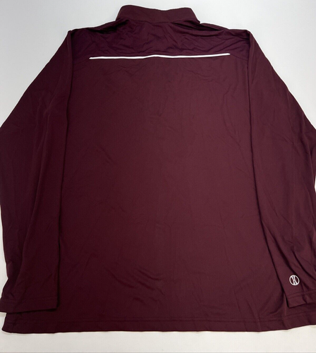 Body Armor Football Holloway 1/4 Zip Long Sleeve Pullover Adult XL Burgundy Logo - Picture 3 of 11
