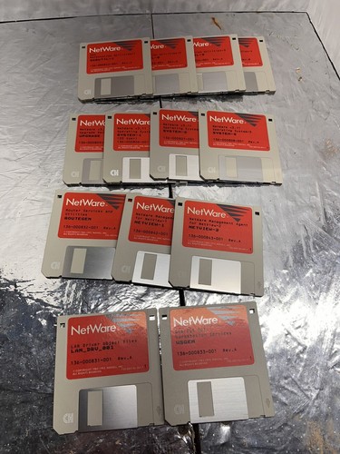 ULTRA RARE OPENED FOR PHOTOS NOVELL NETWARE DOS/DOS OD1 WORKSTATION SERVICES - Picture 5 of 5