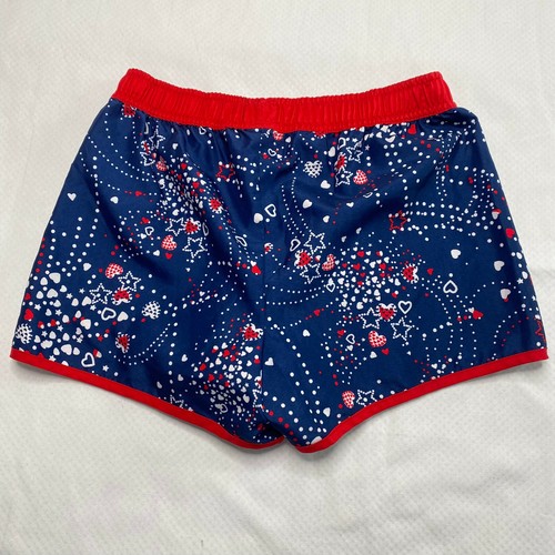 OP Girls Shorts sz XL Red Blue White Stars Elastic Waist Lightweight Stretch - Picture 8 of 13
