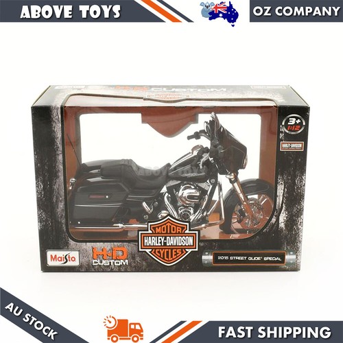 Maisto 1:12 Harley Davidson Motorcycles 2015 Street Glide modelo especial juguete - Imagen 2 de 3