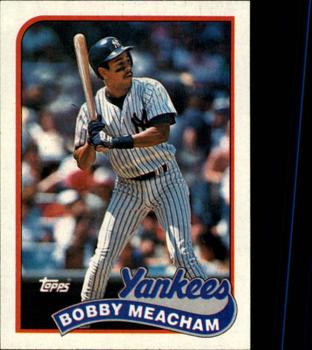 1989 Topps #436 Bobby Meacham - NM
