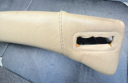 Tan Leather Rear Seat Headrest Section Fits All VW Cabrio 1995-2002 Clean Shape - Bild 4 von 9