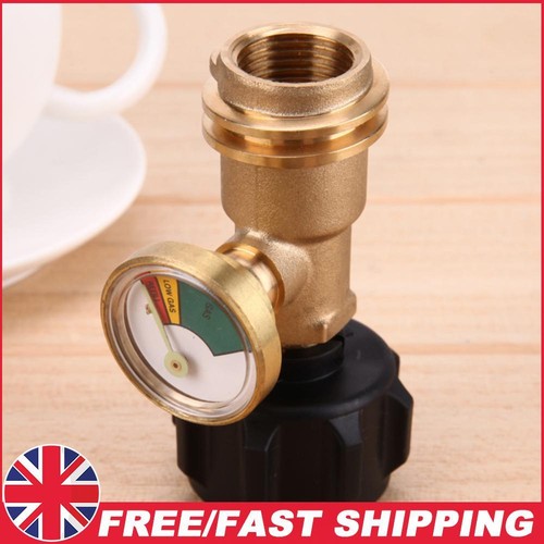 Propane Tank Gauge Level Indicator Universal Leak Detector Brass for RV Camper