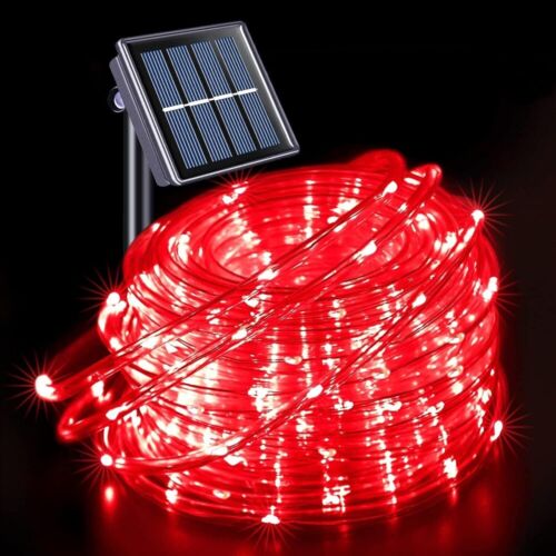 32M Outside Garden Solar Rope Starry String Lights Party Wedding Camping Pool UK - Picture 20 of 25