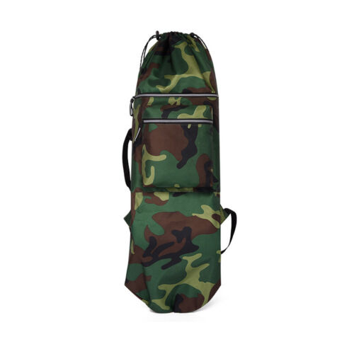 80/90/110cm Double Rocker Skateboard Bag Oxford Waterproof Long Board Backpack. - Picture 10 of 22