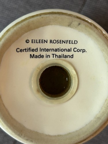 Vintage Eileen Rosenfeld Küche Bauernhof Salz und Pfefferstreuer Früchte groß Y2K - Bild 4 von 12