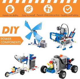 9-in-1 Motor Set Plastic Compatible with Lego Remote Control for STEM Projects
