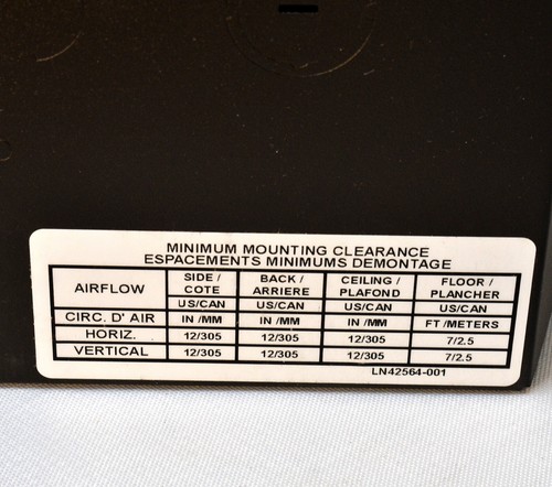 HF1B5105N 240/208V 5/3.7kW Unit Heater - Picture 6 of 10