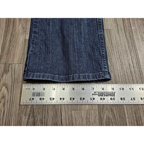 Riders By Lee Womens Size 16 M Pockets Straight Leg Denim Blue Jeans - Picture 12 of 12
