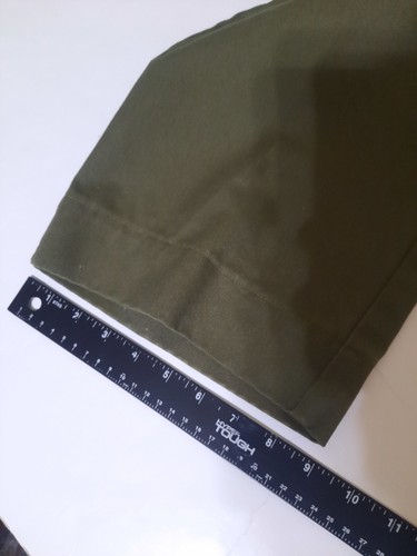Boy Scouts Of America 38 36 29 Vintage Twill Olive Green Cargo Pants Union Mens - Picture 5 of 8