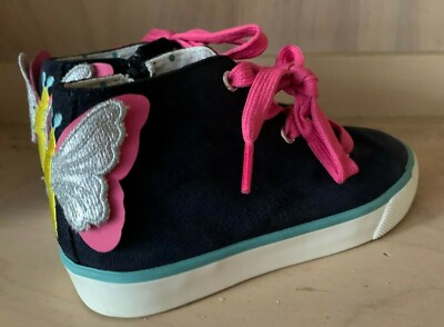 Girls navy shop high tops