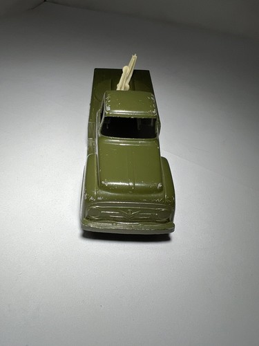Vintage Tootsietoy 1956 Ford Truck Anti-Aircraft Military Vehicle Green Army Men - Picture 8 of 11